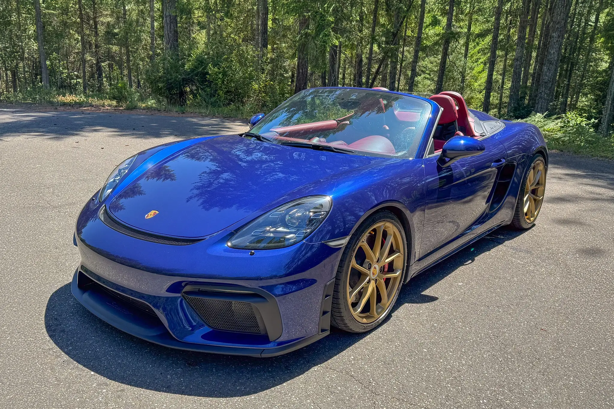 10k-Mile 2022 Porsche 718 Spyder w/ Classic Interior | PCARMARKET